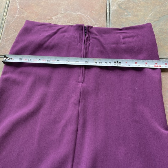 Purple A-line skirt - Picture 4 of 7